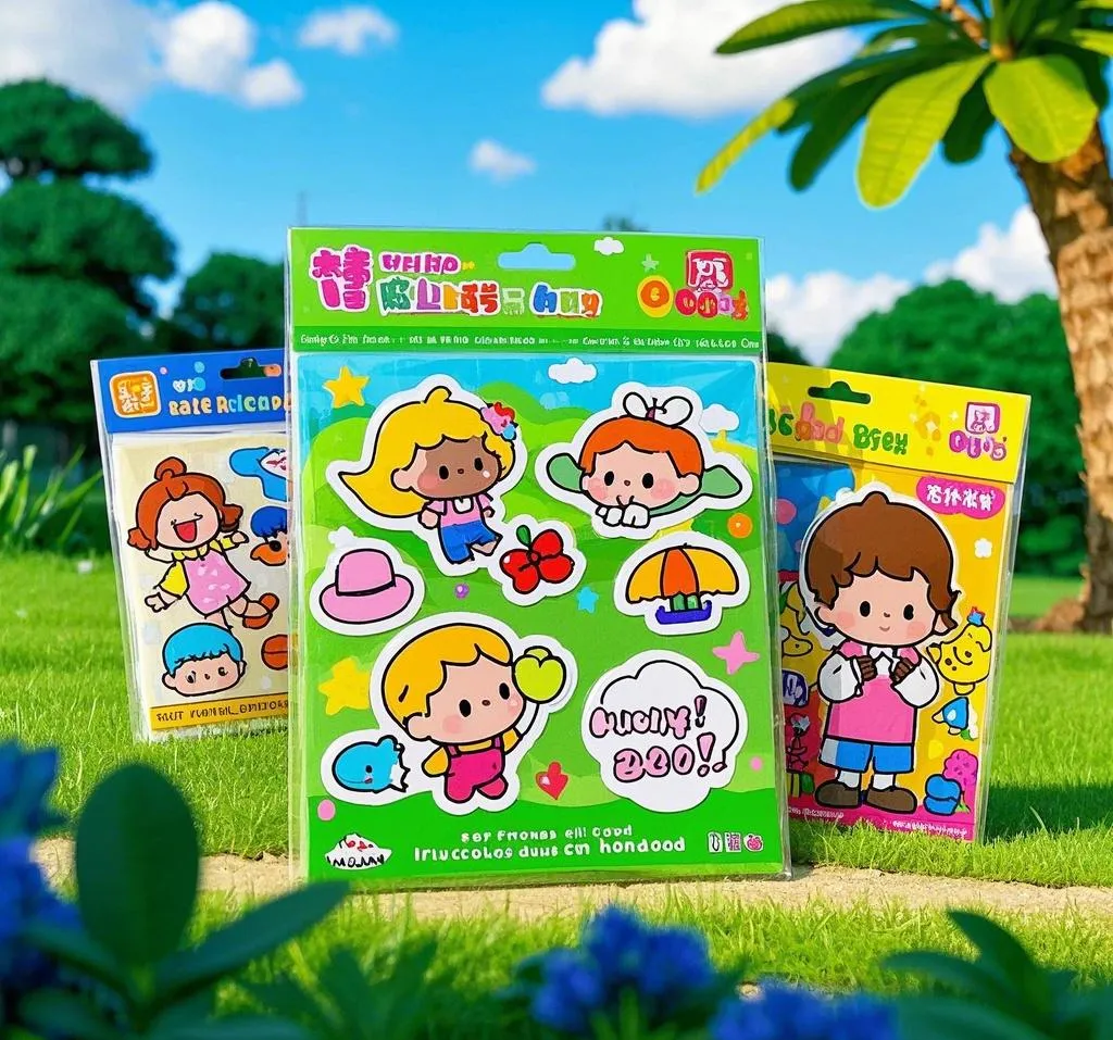 Decals cartúin páistí páistí